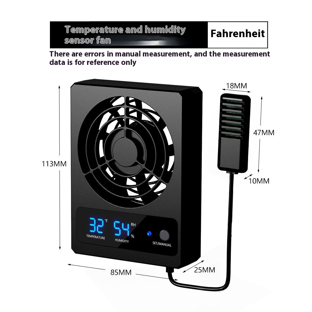 Digital Display Refrigeration Ventilating Fan Cooling Heat Dissipation
