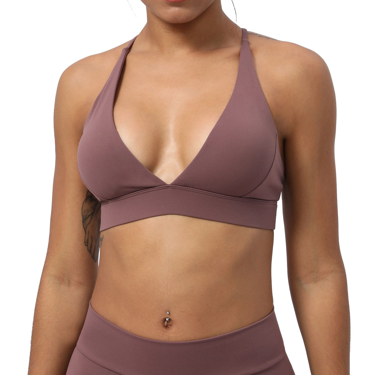 Yoga Sports Bra Cross Without Steel Ring