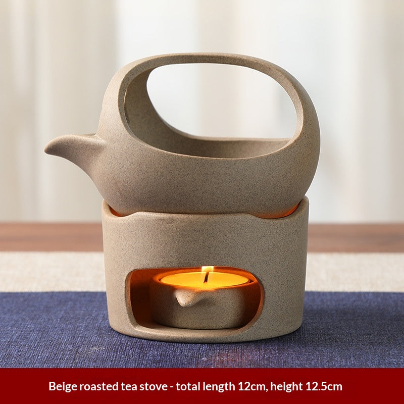 Coarse Ceramic Tea Stove Tea-Frying Device Tea Ceremony Accessories Small Household Tea-Frying Machine