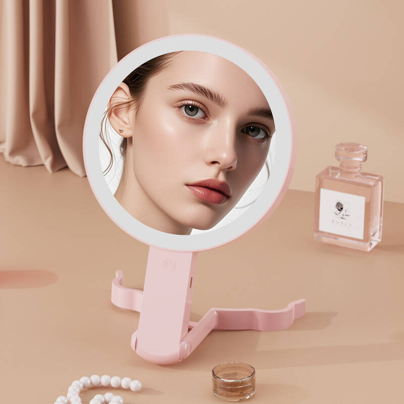 Makeup Mirror With Lights,Dual-Sided Magnifying Mirror With Light, 3 Colour Modes Lighted Makeup Mirror With Magnification, Portable,