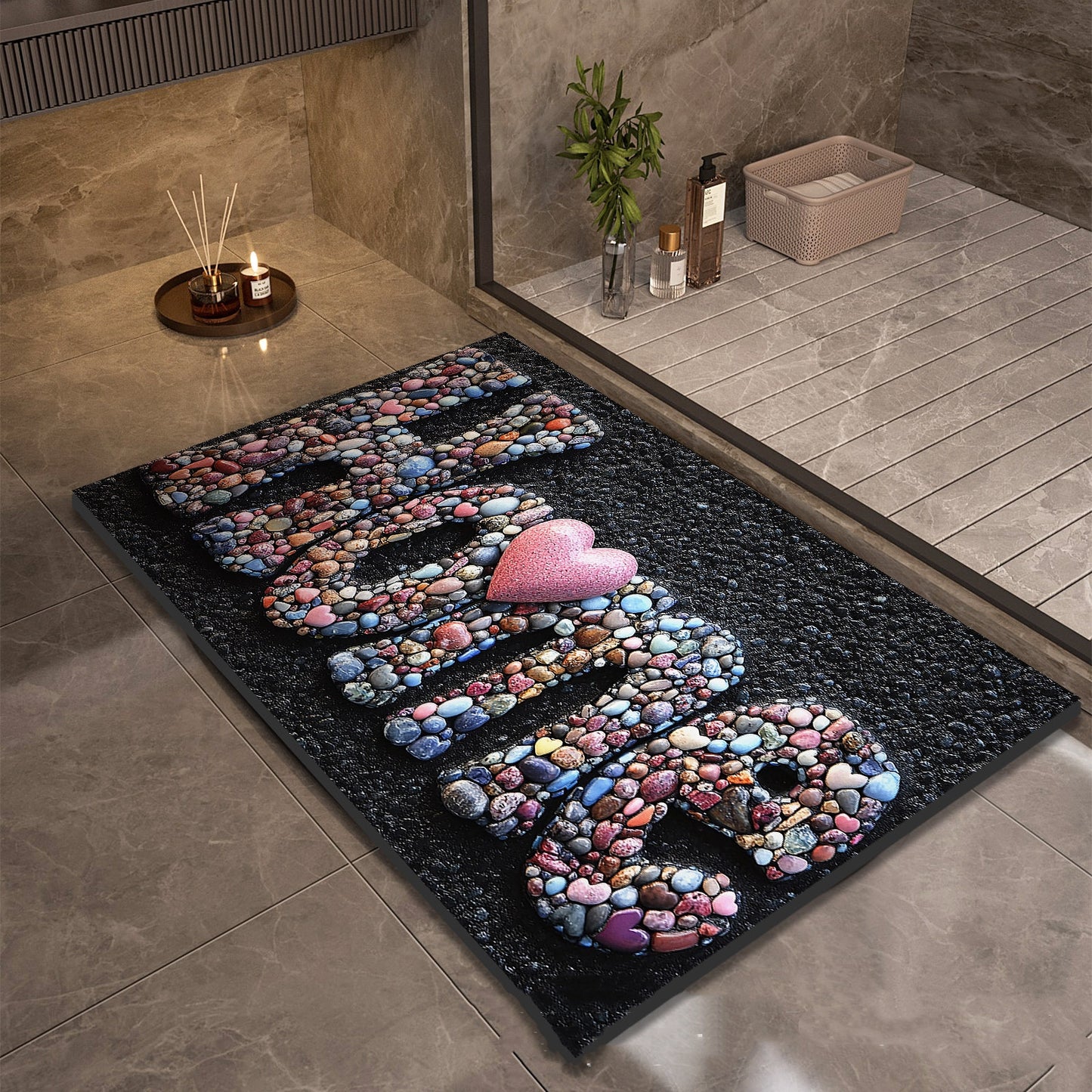 Bathroom Diatomaceous Earth Quick-drying Bath Mat