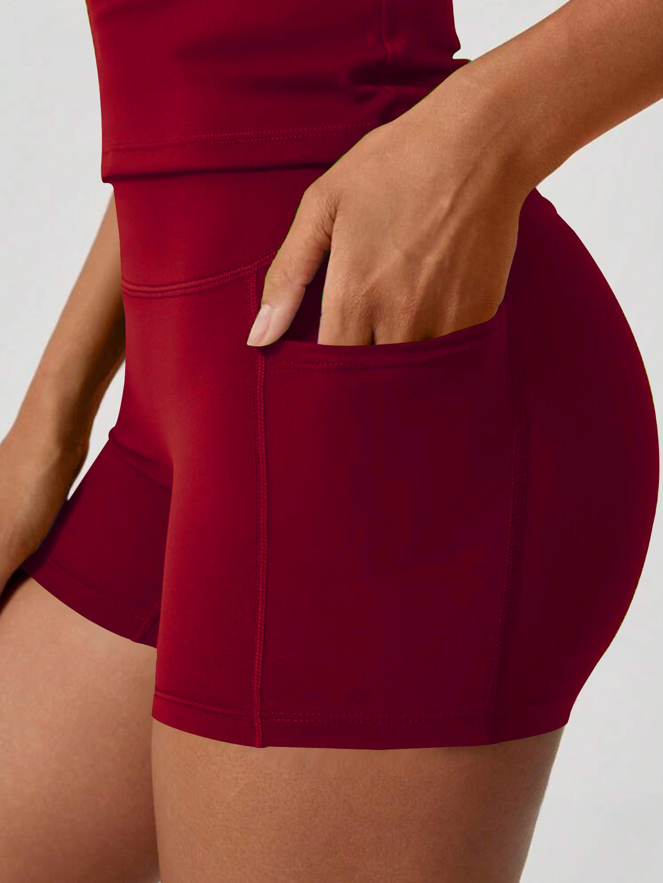 Womens Tight-Fit High-Elastic Yoga Set Outdoor Running Fitness Two-Piece Separates
