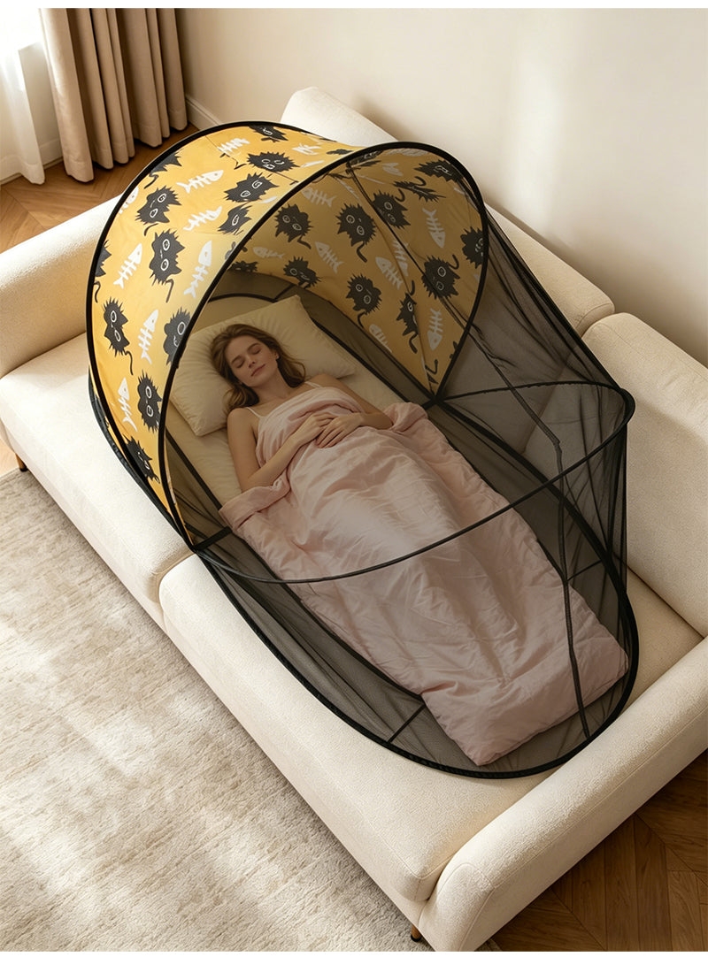Full-Coverage Installation-Free Mosquito Net For Dorm Rooms Student Rooms Home Bedrooms And Camping