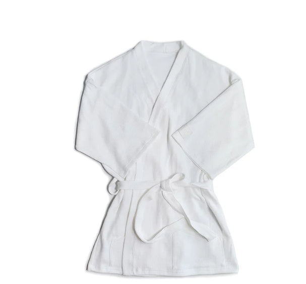 Cotton Solid-color Minimalist Bathrobe Casual For Home