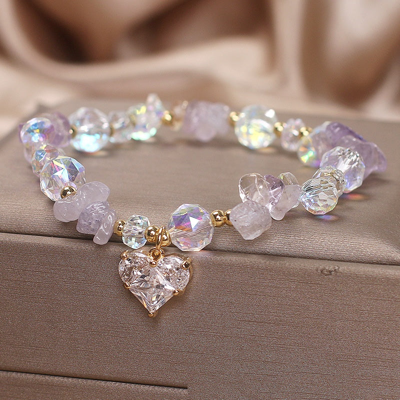 Korean Fashion Lavender Romantic Amethyst Bracelet