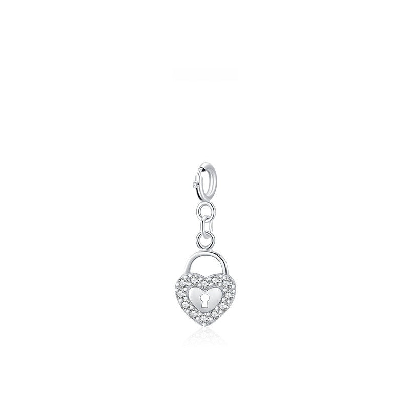 Sterling Silver Fashionable And Minimalist Pendant Korean-style Sweet And Adorable