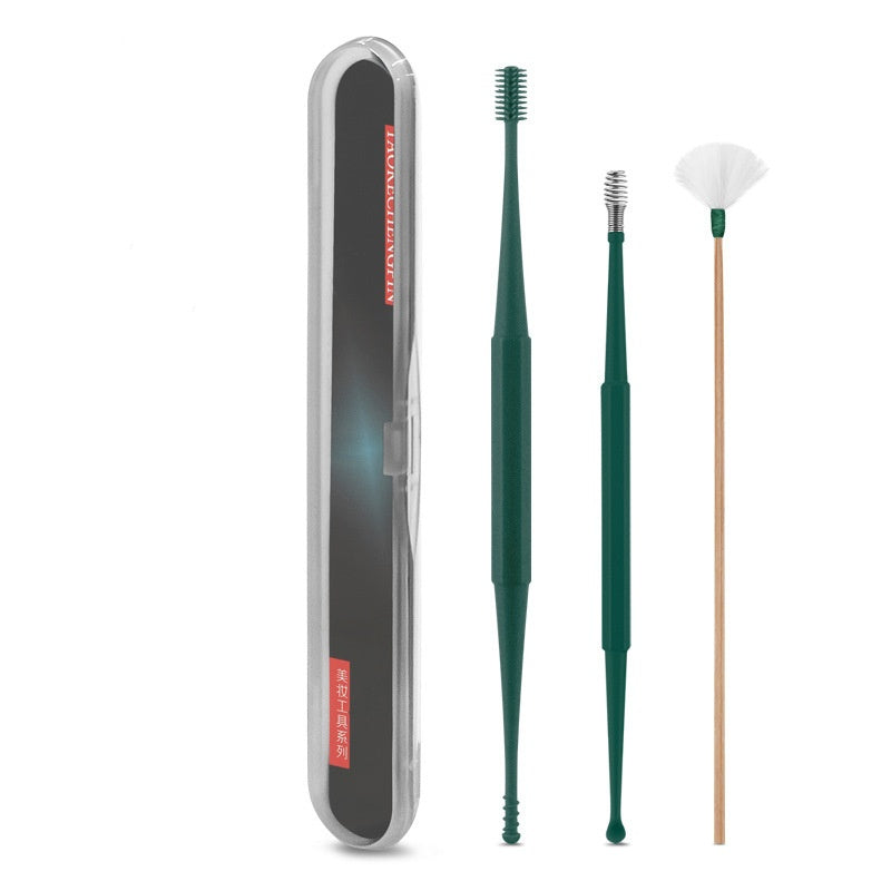 Ear Picking Tools Double-headed Silicone Ear Pick Spiral Massage Ear Pick
