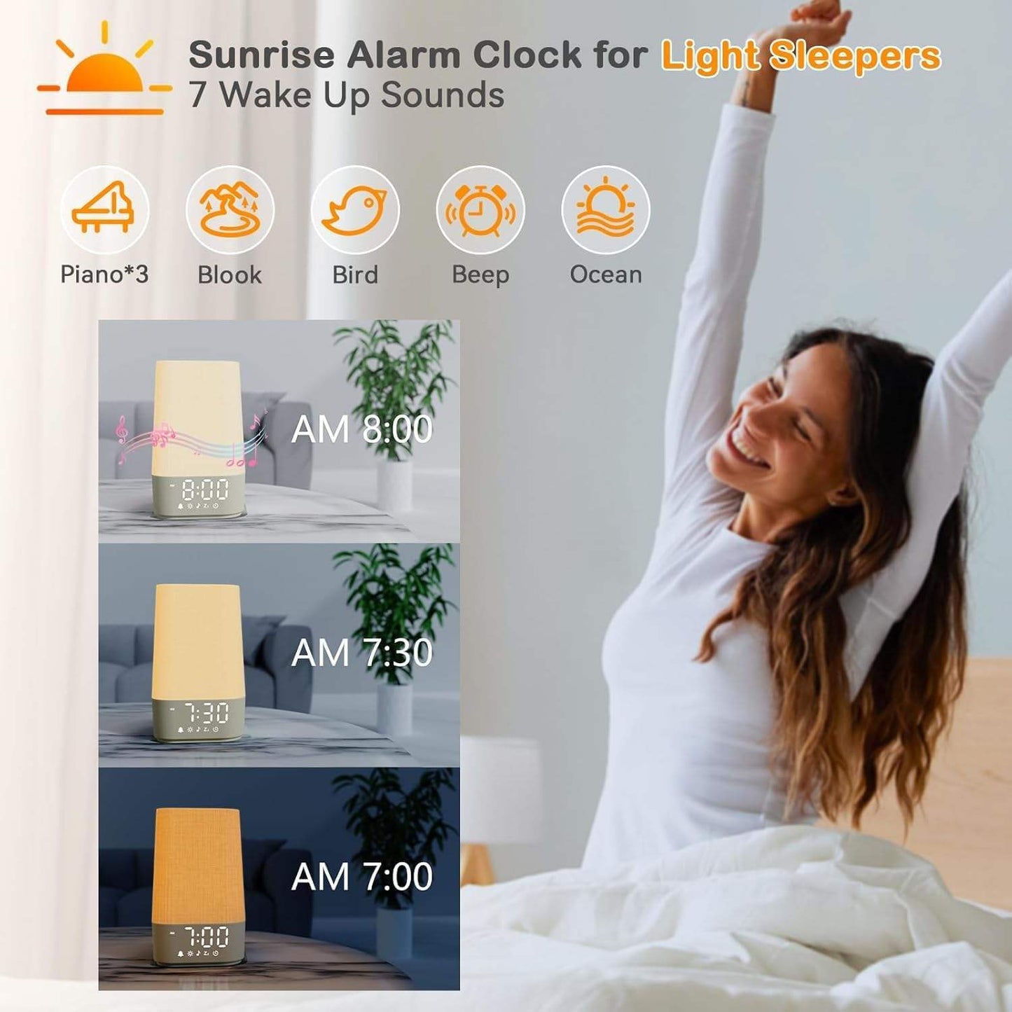 Smart Speaker Bluetooth Wake-up Light