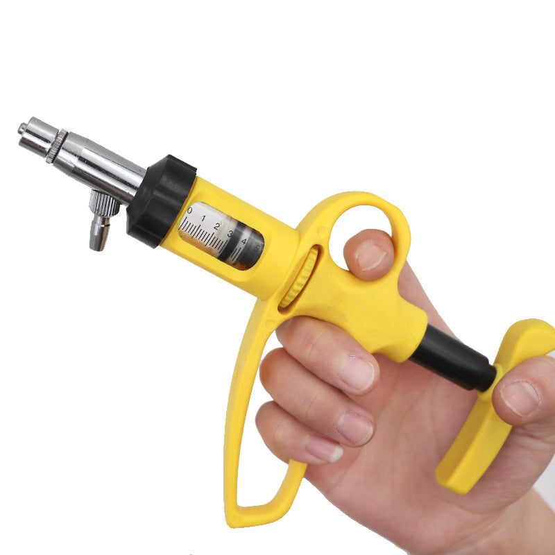 Adjustable Continuous Syringe For Veterinary Medicine Feeding And Breeding Equipment