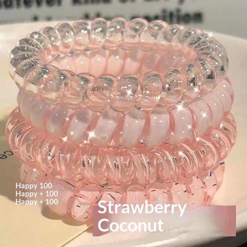 Durable Hair Tie Made From Telephone Wire