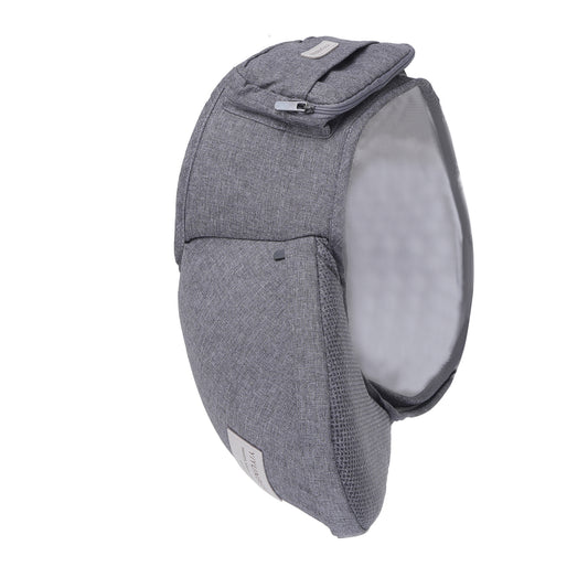 Ergonomic Hip Seat Baby Carrier, Ergonomic Baby Hip Seat, Adjustable Waist Belt, Zipper Pocket For Essentials, For 0-36 Months Newborn &amp; Toddler, 7-41lbs Gray