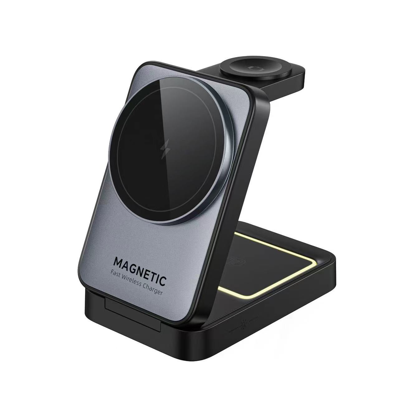 Fast-charging Multi-function Magnetic Wireless Phone Charger