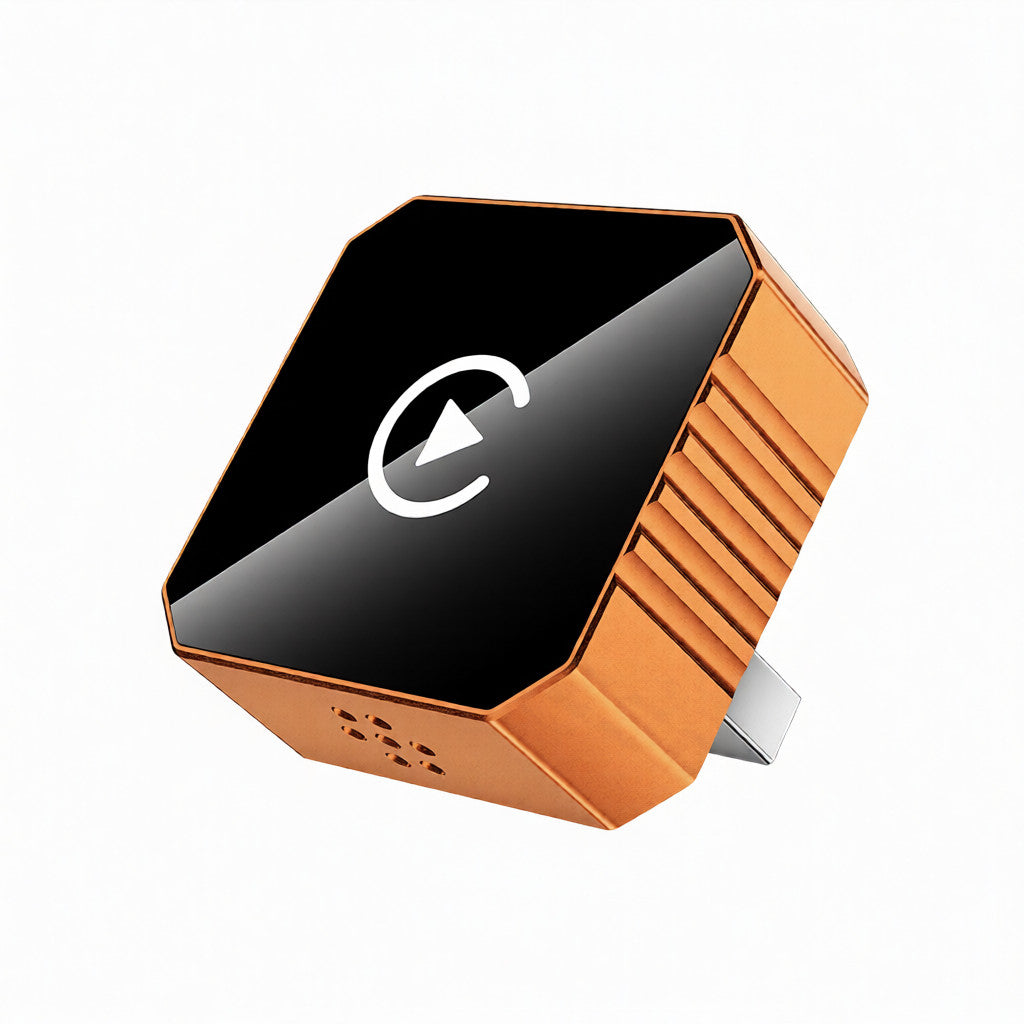 Orange Smart In-car Android Box For Vehicle Connectivity
