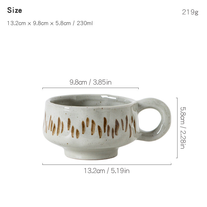 Hand-painted Ceramic Cup For Home And Office