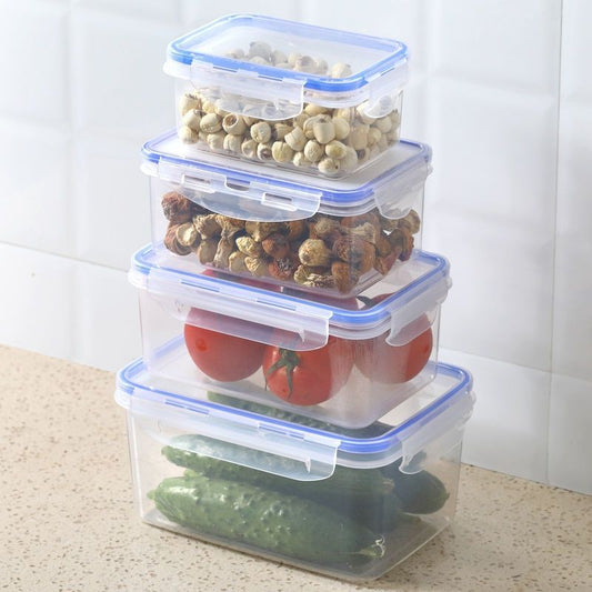 Storage Microwave Safe Lunch Box For Heating Food In The Kitchen With A Lid For Airtight Sealing