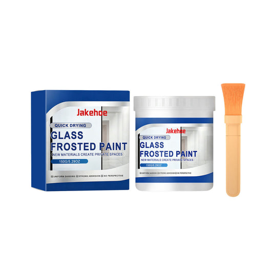 JAKEHOE Frosted Glass Paint For Home Bathroom Doors And Windows, Protecting Against Privacy, Blocking Light, Quick-drying, Semi-transparent Waterproof Paint.