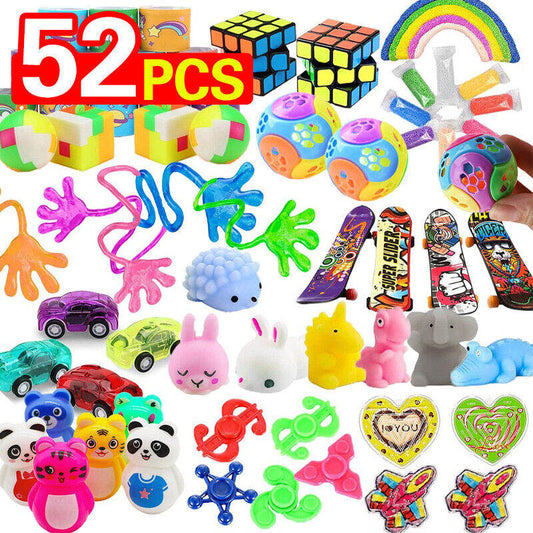 52 PCS Assortment Party Favors Toys For Kids, Premium Mini Ctue Favors For All