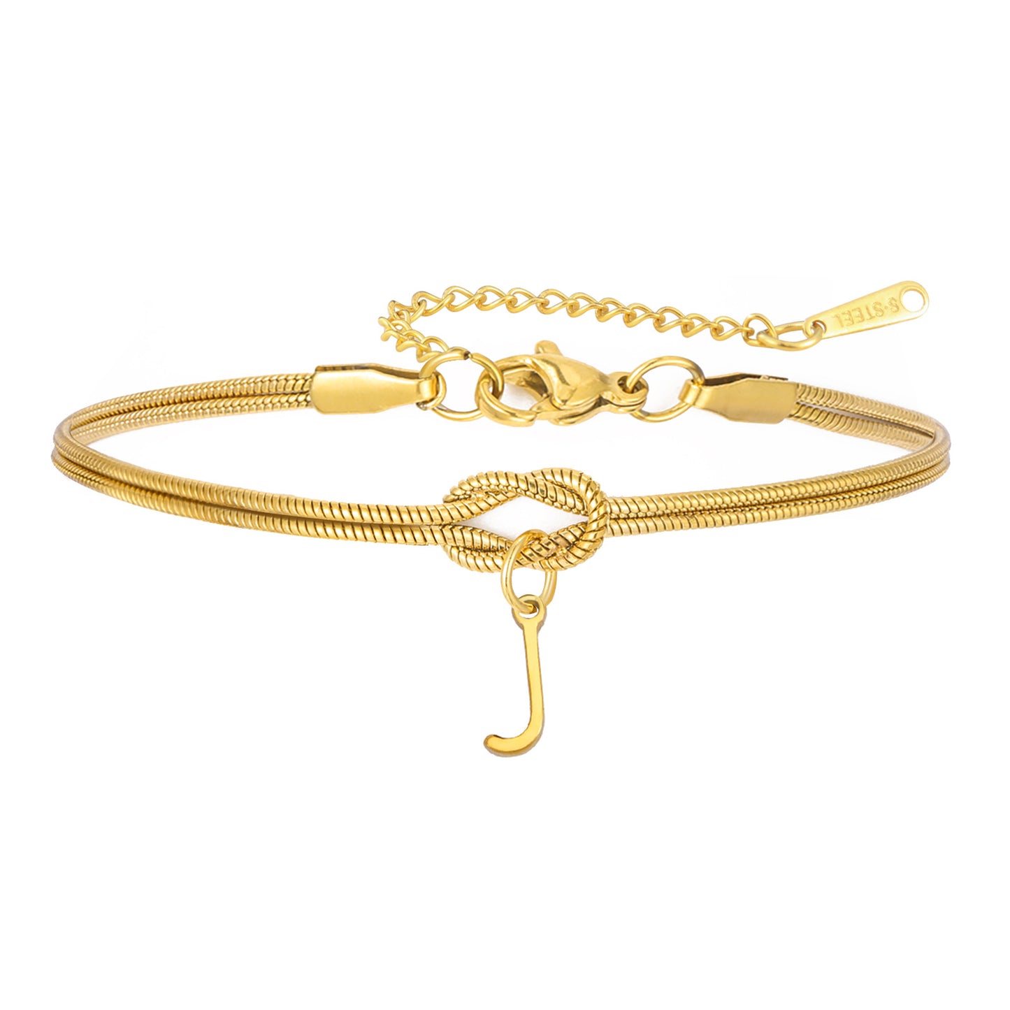 New Best-selling Wholesale 26-letter Handmade Knot Bracelets