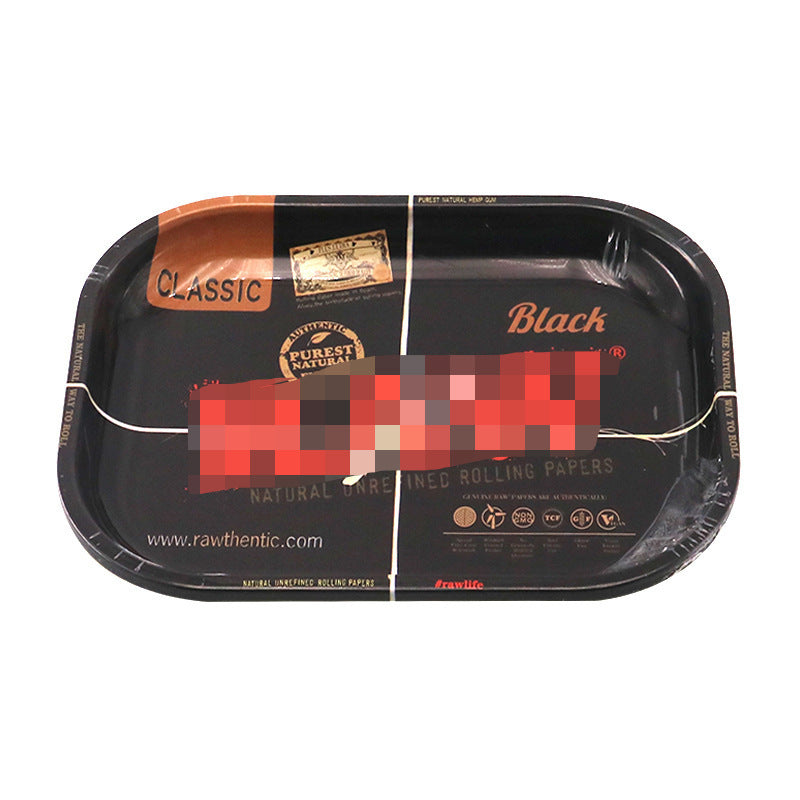 Storage Cigarette Tray Metal Smoking Set Accessories
