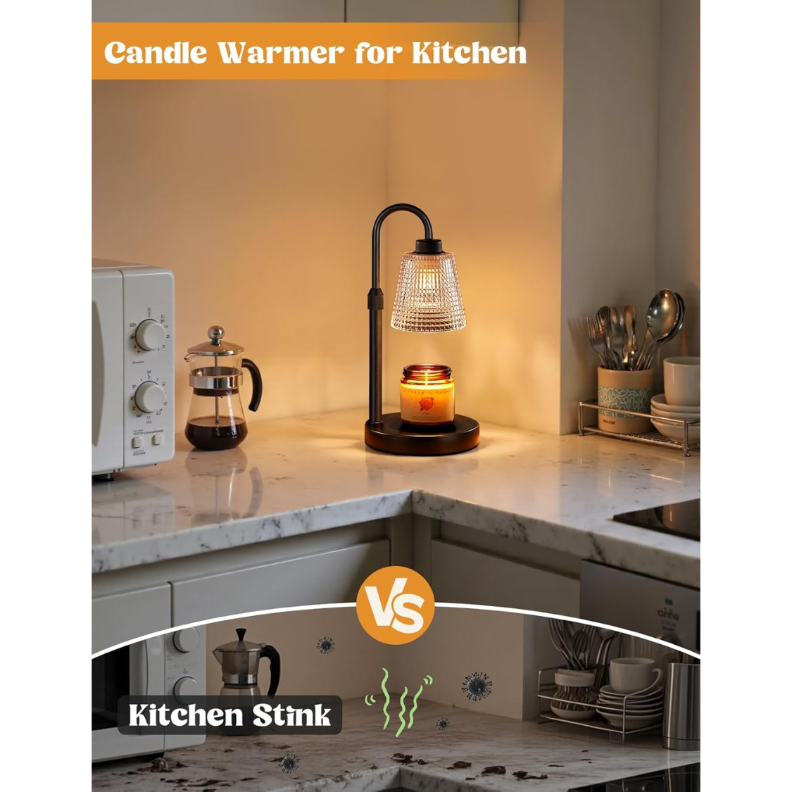 Candle Warmer Lamp With Timer Dimmable Candle Warmer For Jar Candles Height Adjustable Wax Melts Warmer Birthday Gifts For Women Mom House Warming Gifts New Home Decor