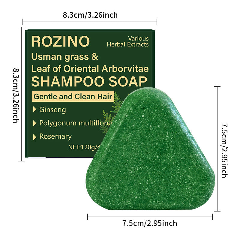 Platycladus Leaf Hair-Firming Triangular Shampoo Bar
