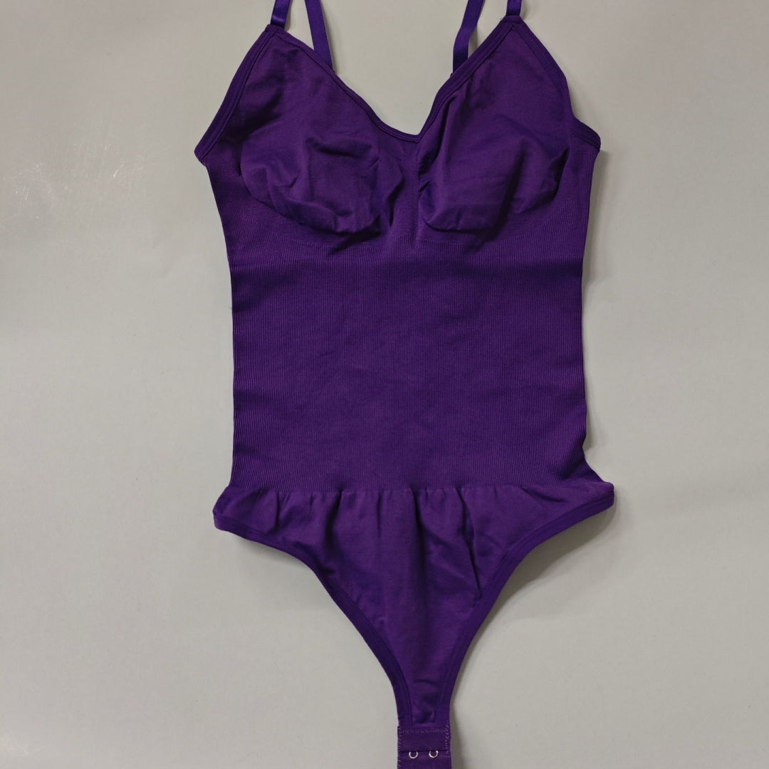 Seamless Body Shaping Jumpsuit With Abdominal Compression And Hip Lifting