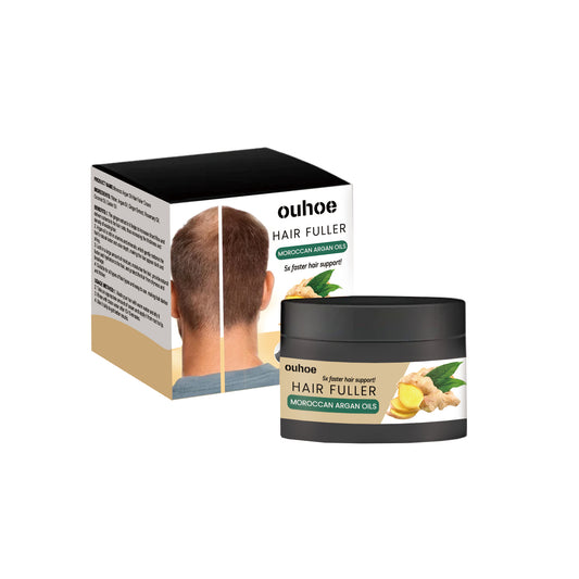 OUHOE Argan Oil Hydrating Hair Cream, Scalp Massage Moisturizing Root Soft Thick Hair Cream