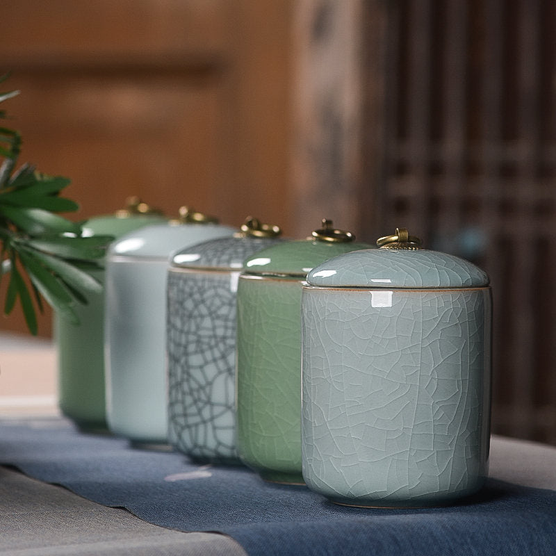Celadon Incense Ceremony Accessories Supplies Face Powder Bottles Of Tools