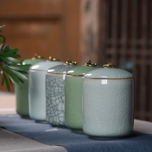 Celadon Incense Ceremony Accessories Supplies Face Powder Bottles Of Tools