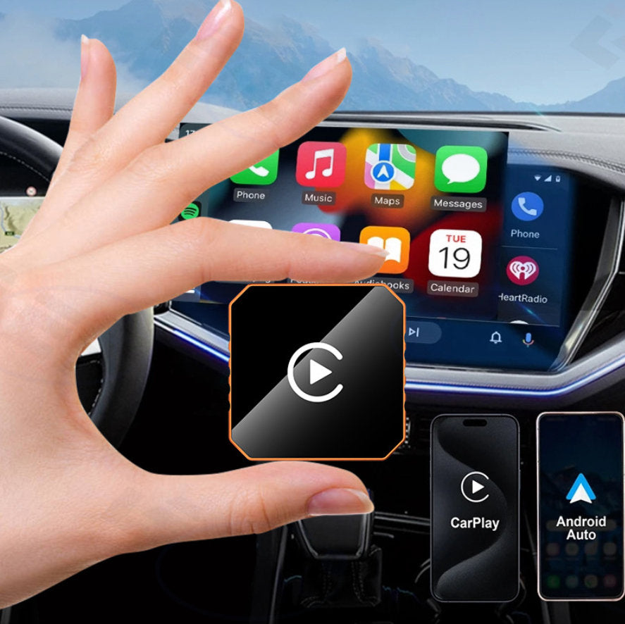 Orange Smart In-car Android Box For Vehicle Connectivity