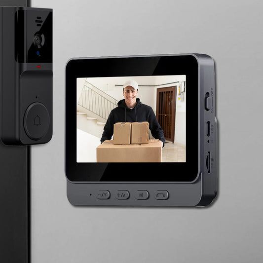 43-inch Display Smart Video Doorbell Wireless Electronic Peephole