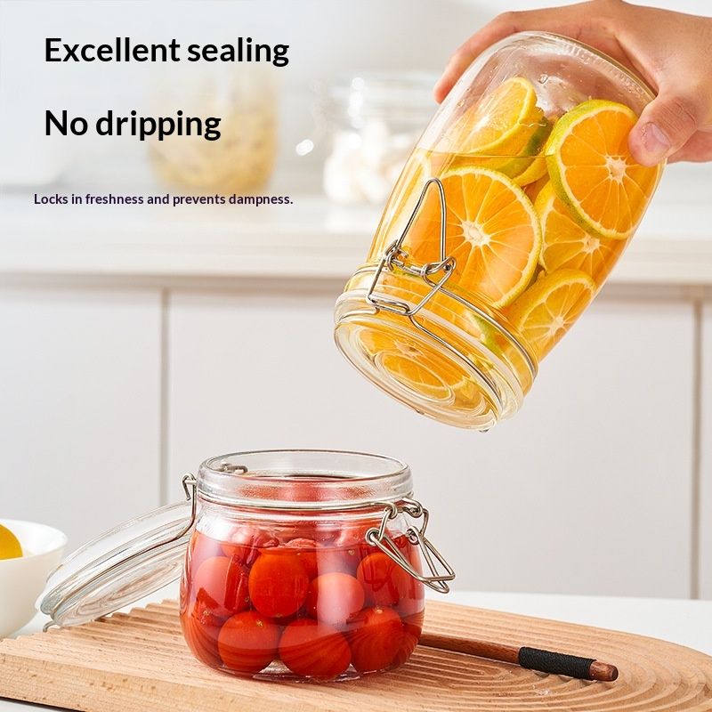Glass Sealed Storage Jar