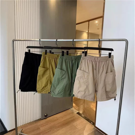 Japanese-style Outdoor Work Shorts For Men, Summer, Thin, Quick-drying