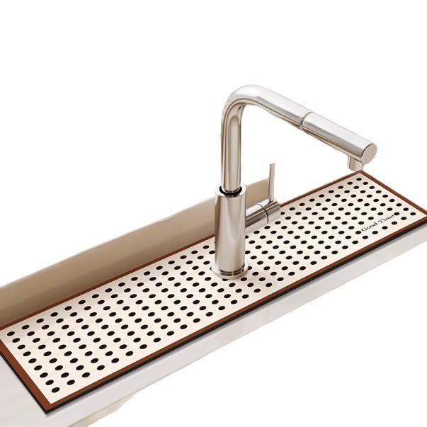 Non-slip Quick-drying Drain Mat For Kitchen And Bathroom Faucets