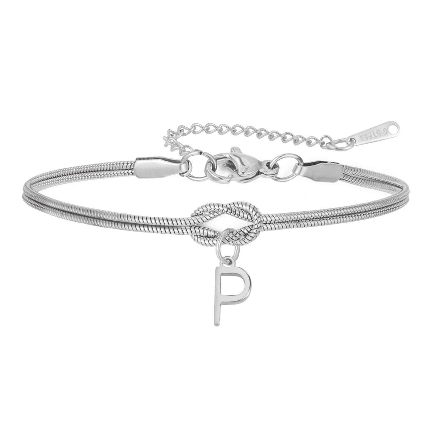 New Best-selling Wholesale 26-letter Handmade Knot Bracelets