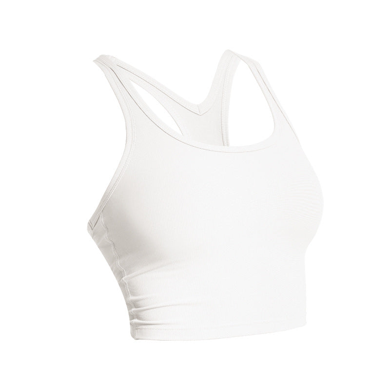 Women's Simple Solid Color Beauty Back Fashion Sports Vest