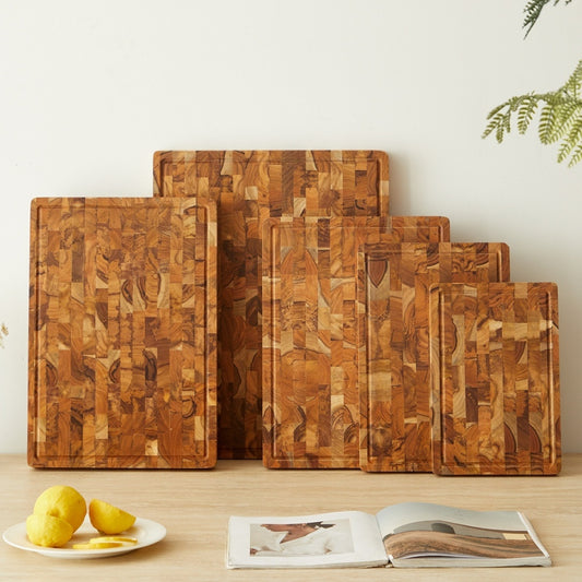Teak Cutting Board Double-sided For Home Use Solid Wood