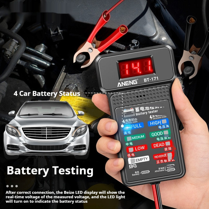 High-Sensitivity Smart Portable Battery Tester For Vehicles