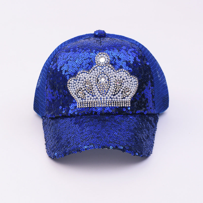 New Crown Princess Childrens Mesh Hat