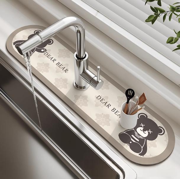 Non-slip Quick-drying Drain Mat For Kitchen And Bathroom Faucets
