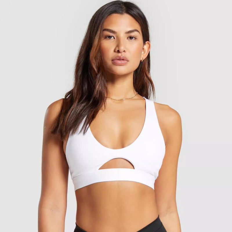 Fitness Hollow Out Elegant Yoga Tank Top Underwear