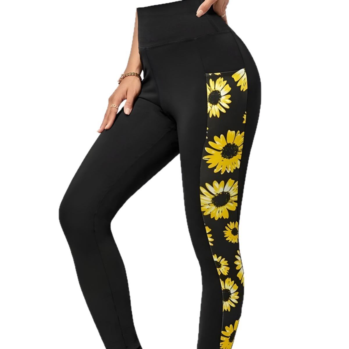 Womens Fashionable Printed Yoga Pants