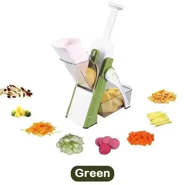 Kitchen Vegetable Cutter Safe Manual Multi-function Salad Chopper Potato Slicer Cheese Graters Kitchen Tools French Fries Cutter