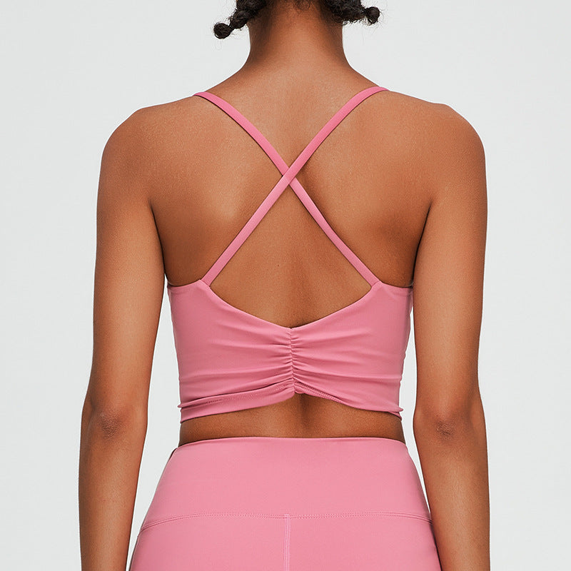 Sports Underwear Women's Cross Beauty Back Vest Yoga