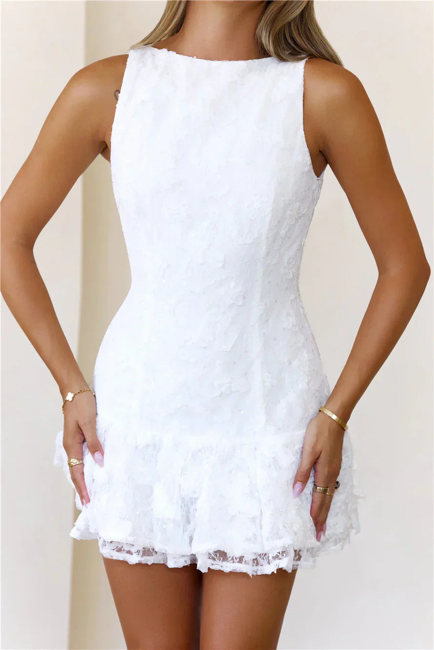 Womens Lace Elegant Fashion Casual Dress