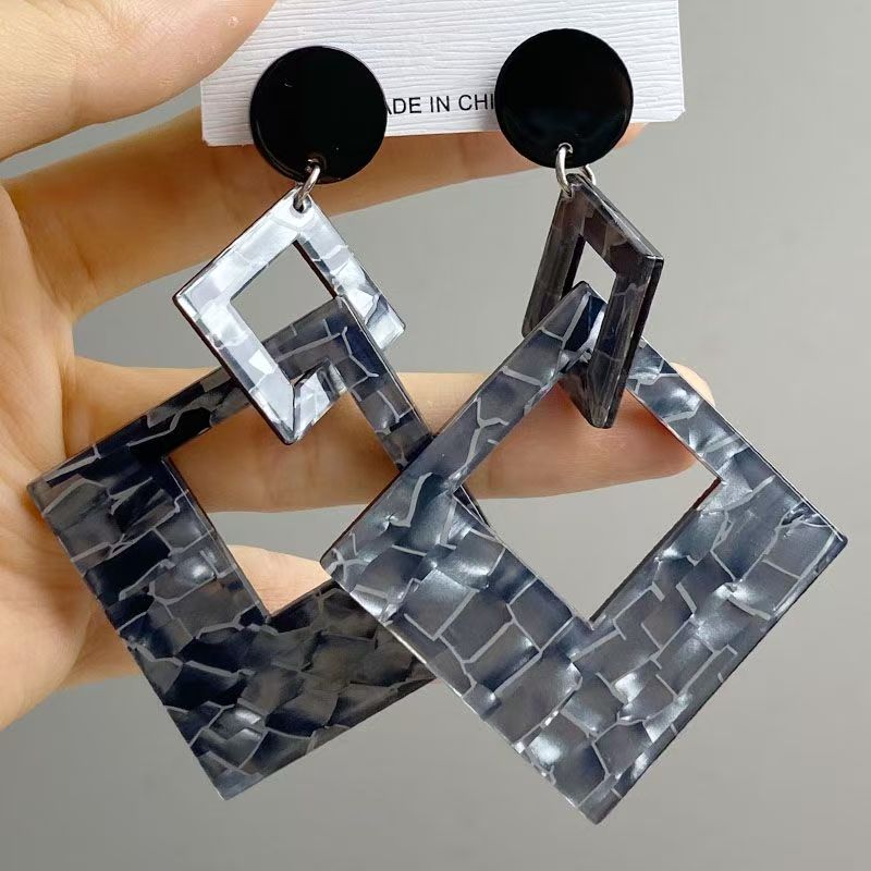 Long Cold Style Dangle Earrings, Korean & European Fashion Jewelry