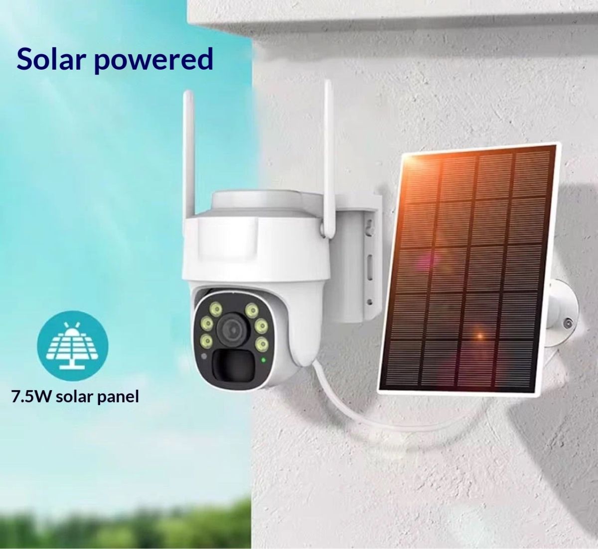 Outdoor Solar-powered 4G Camerano Electricity Or Internet Required For Remote Mobile Monitoring