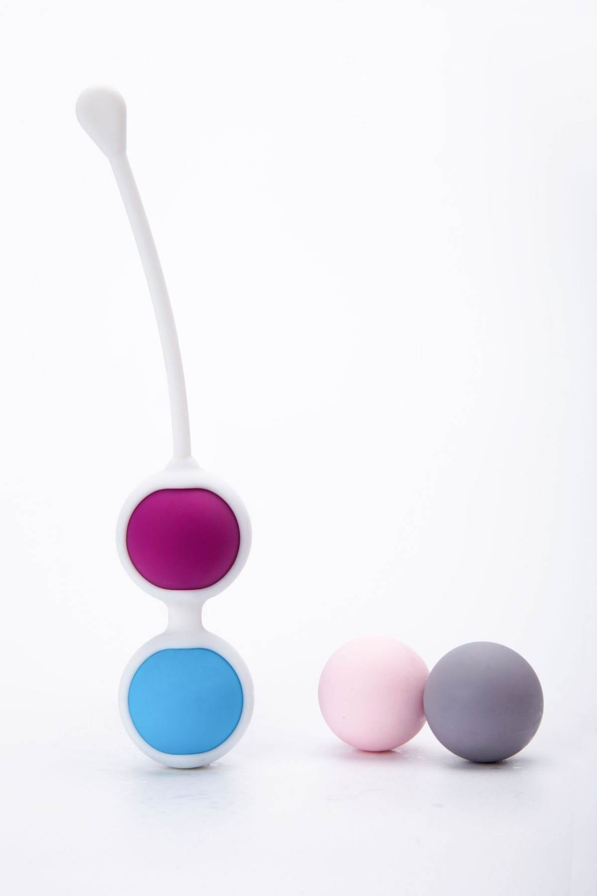 Female Dumbbell Ball Pelvic Floor Muscle Rehabilitation Device For Intimate Area Exercise Tightening Vagina Massage Gear Set Of 4 Silicone Balls