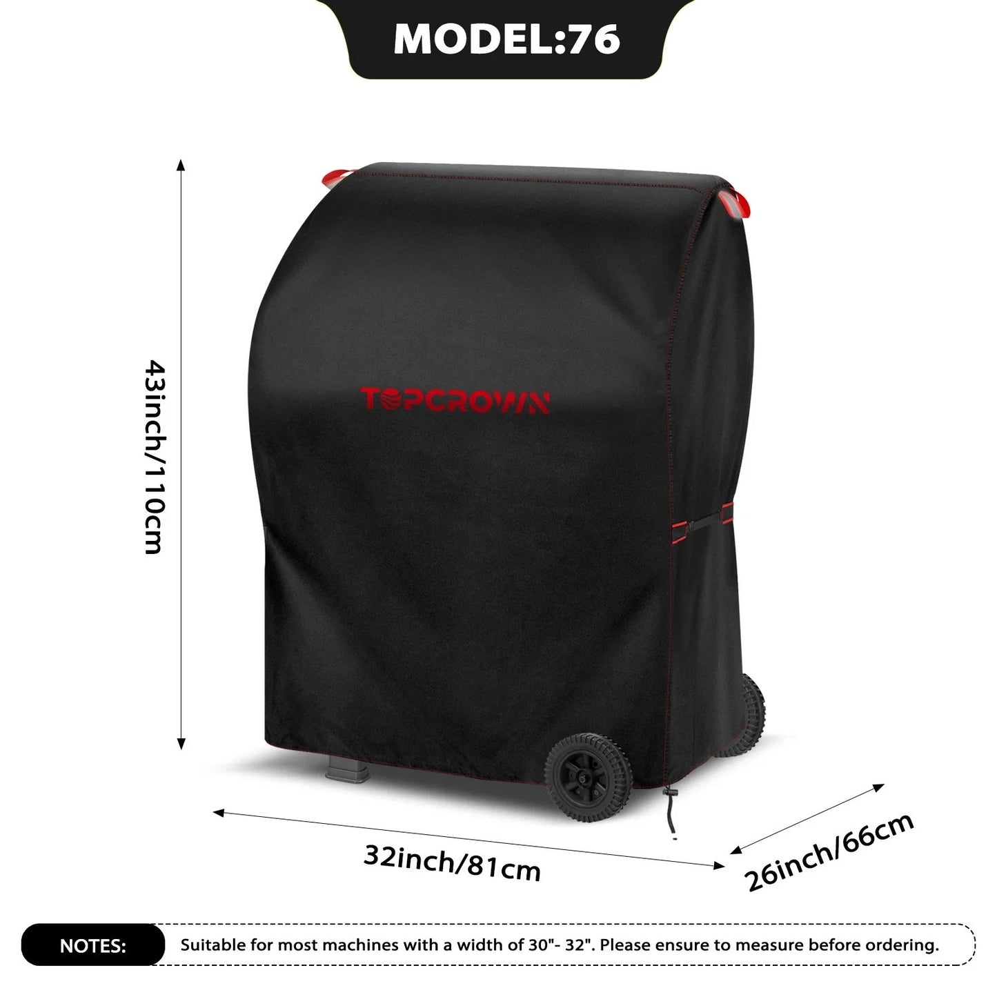 210D Oxford Cloth Outdoor Barbecue Grill Cover