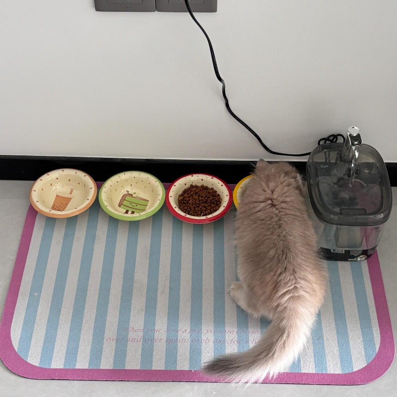 Diatomaceous Mud Pet Placemat For Cats And Dogs